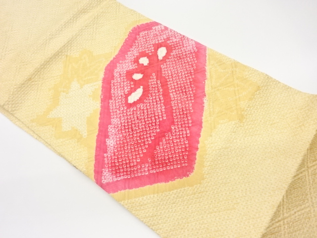 絞り紅葉に松模様名古屋帯